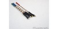Western Electric Waxed Cloth 24ga Tinned Copper 50mm Cartridge Headshell Wire Lead Set