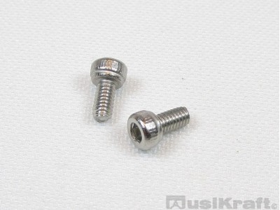 M2.5 x 5mm Stainless Steel 304, Allen hex cap screws (pair)