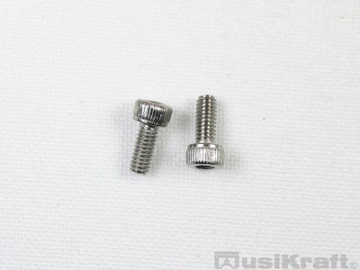 M2.5 x 6mm Stainless Steel 304, Allen hex cap screws (pair)